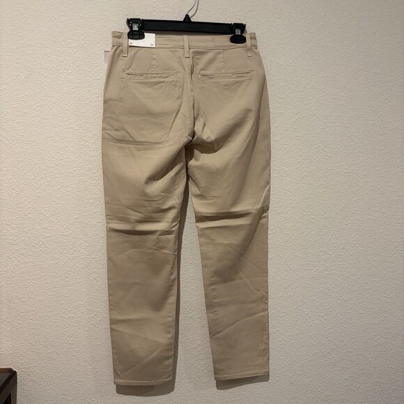 NWT AG The Caden Tailored Trouser Womens Pants Beige Khakis Size 28X 26 Measured - Picture 3 of 11